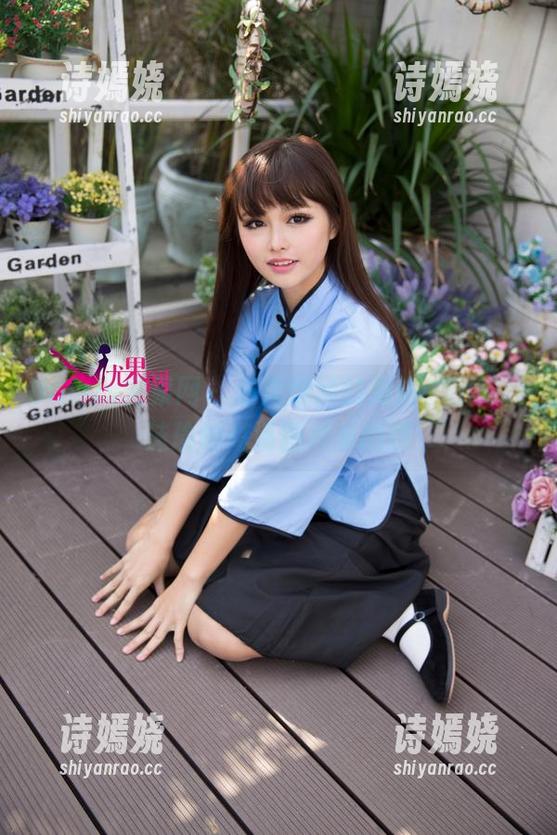 UGirls尤果网-韩沫瑜 UGirls尤果网 - 波涛汹涌的海边,不如韩沫瑜的高清图片来的撩