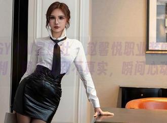 XINGYAN星颜社 – 赵馨悦职业装的原图福利，简直美到不真实，瞬间心动！