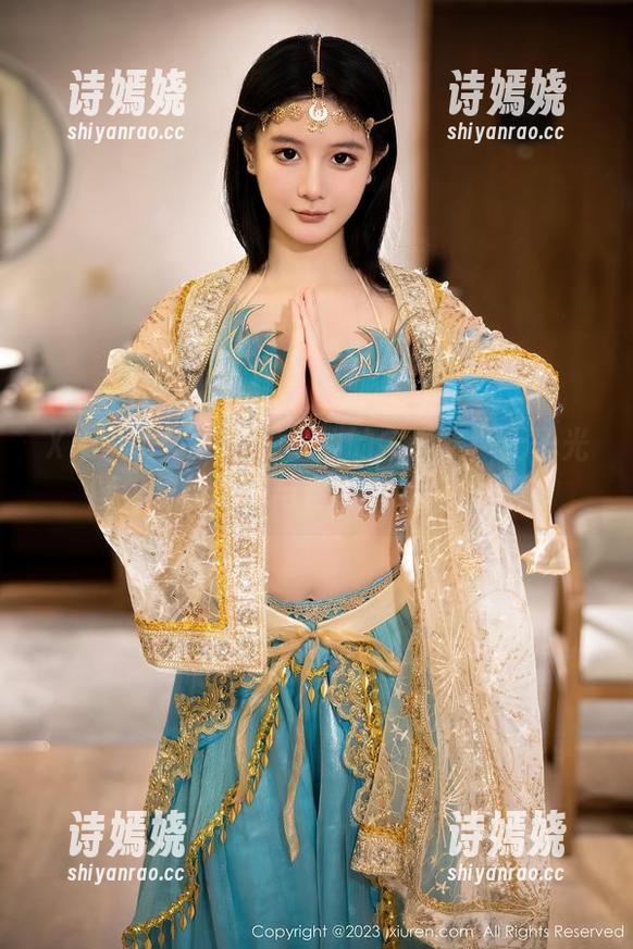 Xiuren秀人网 - 海边的余虞酱：无圣光图包里的随意与自然，太好逗了！