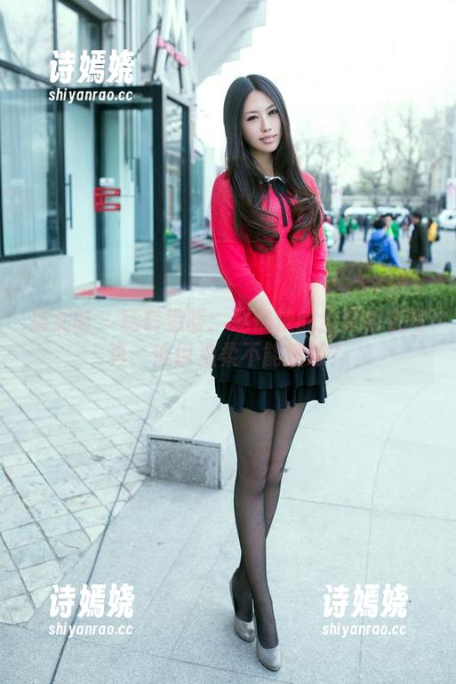 推女郎 - 玩转温暖：赵惟依的全套毛衣写真，谁说温柔不能性感？
