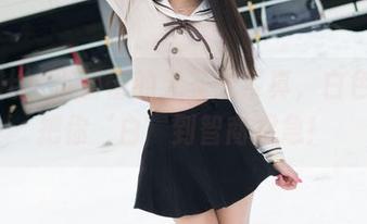 魅妍社 – 小蕾蕾的无圣光写真，白色真能把你‘白’到智商捉急！